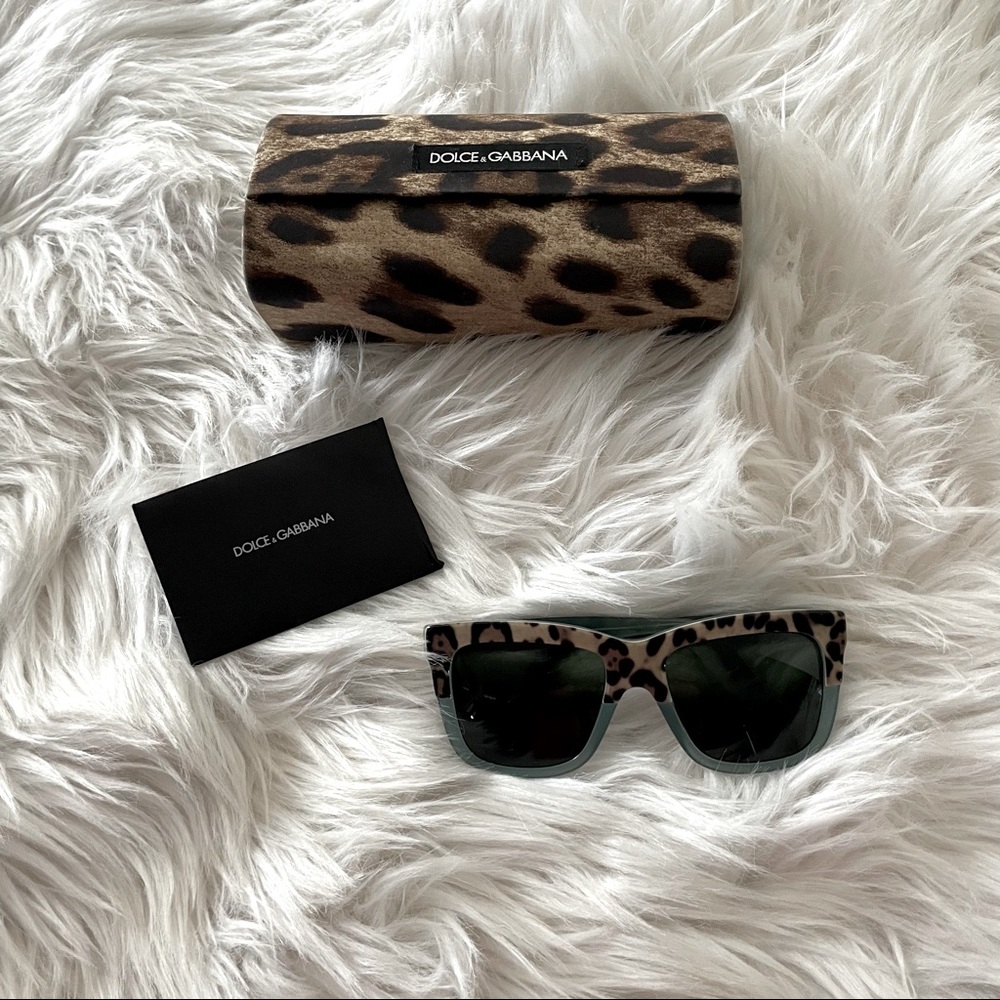 Dolce & Gabbana Cheetah Sunglasses